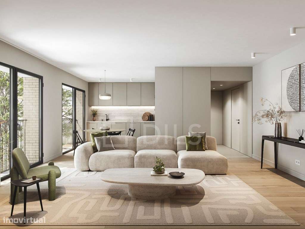 Apartamento T3 com varanda em novo empreendimento em Marvila - Grande imagem: 1/66