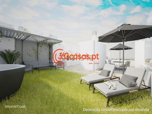 Penthouse T3 nova com terraço e garagem no Montenegro, Faro