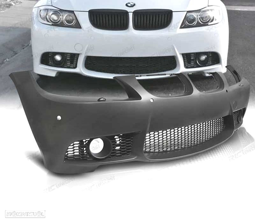 PÁRA-CHOQUES FRONTAL LOOK M3 PARA BMW E90 E91 05-08 COM PDC - 1