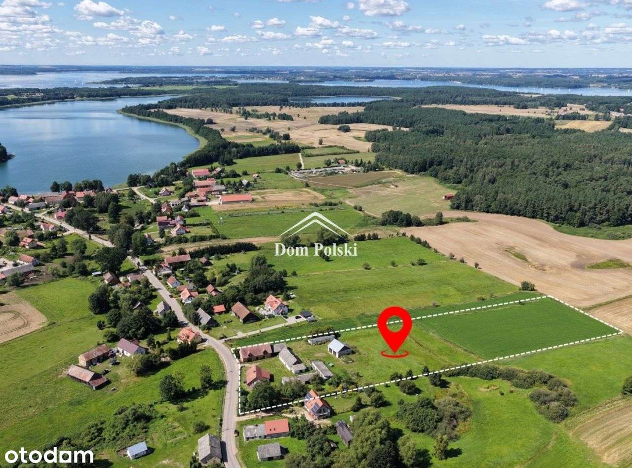 Mazurskie siedlisko Harsz 1,6ha - 600 M od jeziora
