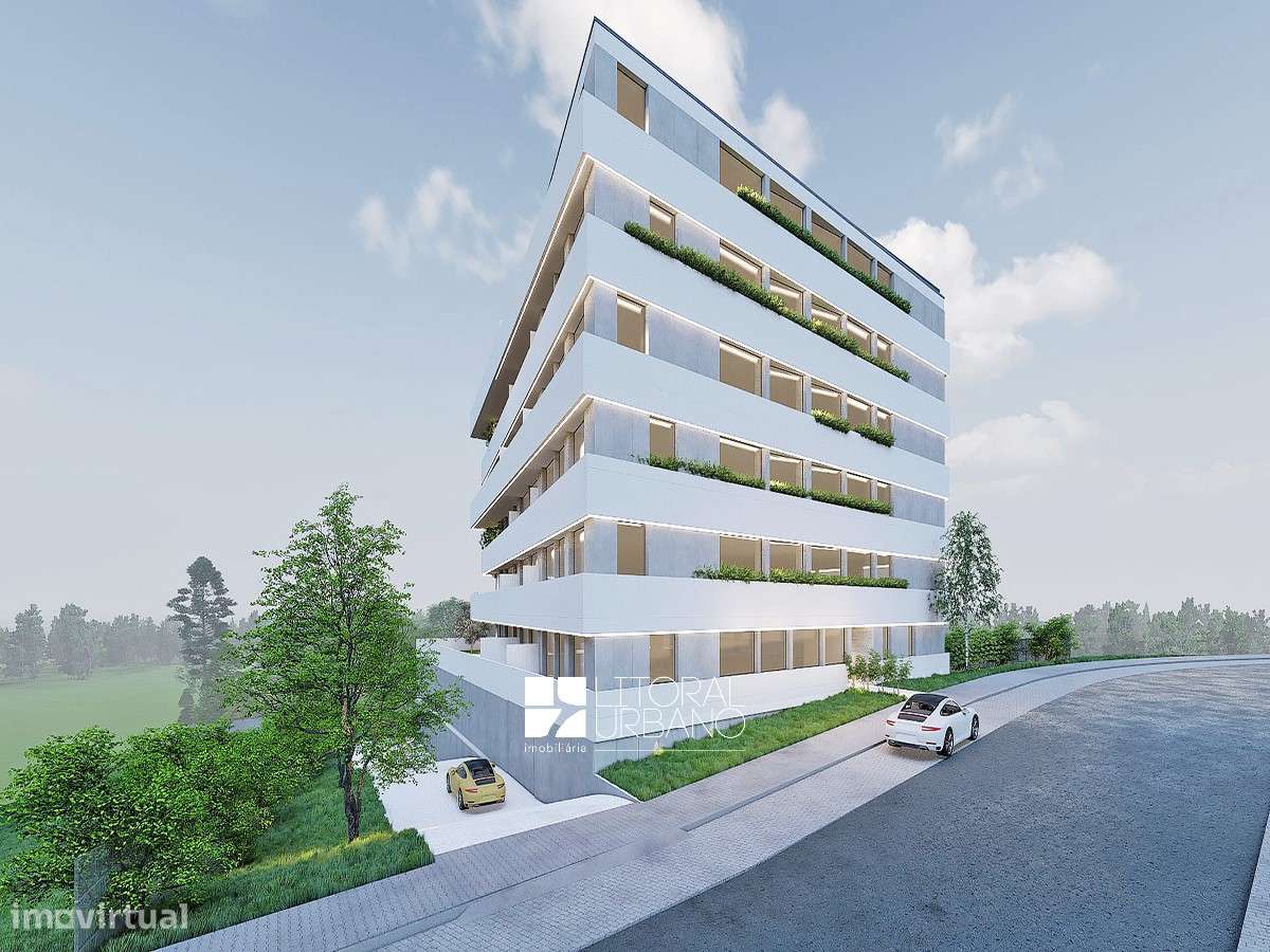 Apartamento T1+1 com varanda em Canidelo-7