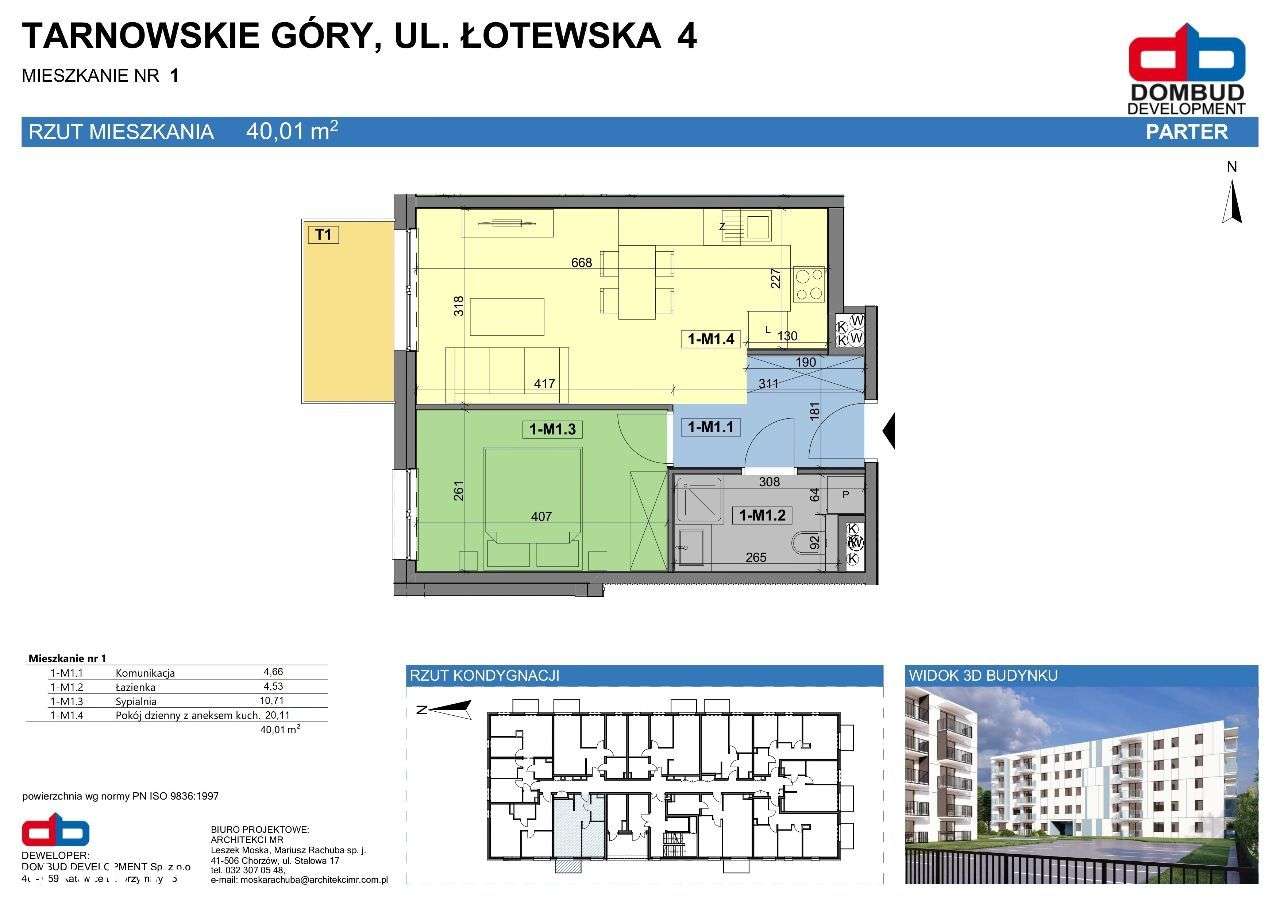 Tarnowskie Góry ul. Łotewska A2/M1 - 2 pok. - Pełny obrazek: 3/14
