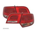 FAROLINS TRASEIROS LED PARA AUDI A3 SPORTBACK VERMELHO BRANCO - 3