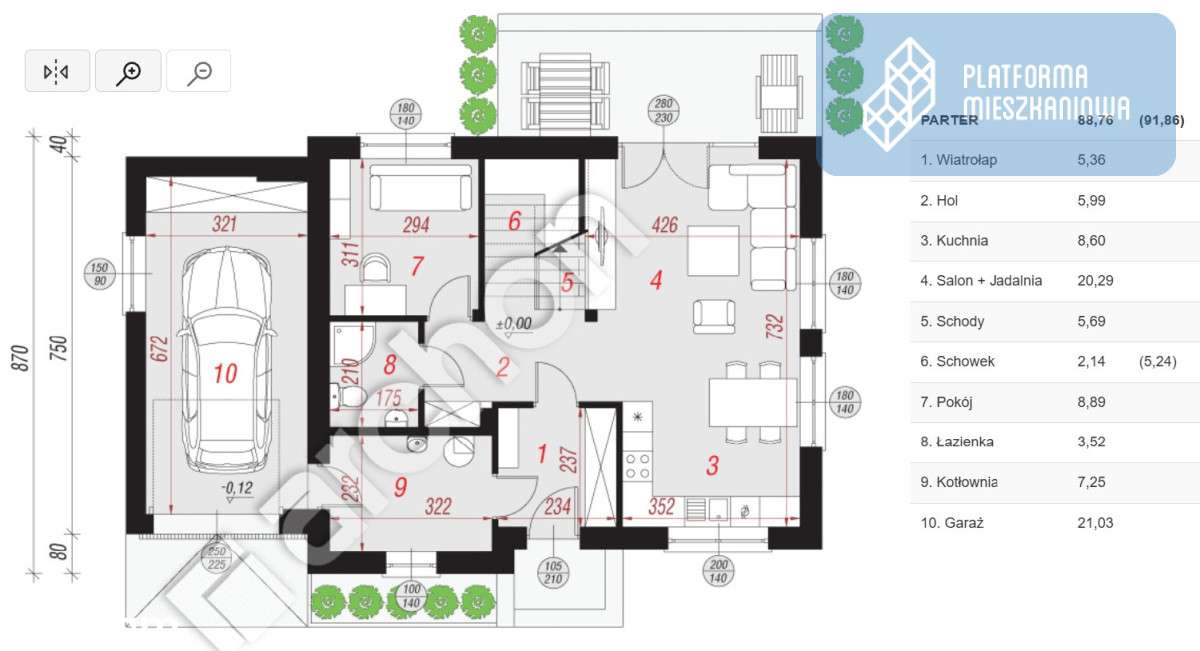 Nowoczesny dom_Duży ogród_Kup i wykończ po swojemu - Pełny obrazek: 4/19