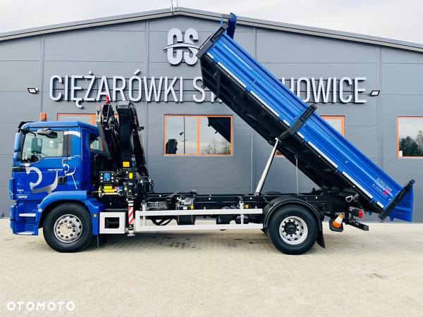 MAN MAN TGM TGL TGS 18.250 // E6 // wywrotka 3-S + HDS HMF 12,6m // budowlanka // energetyka //żuraw dzwig kran crane // Świeżo sprowadzony - 17