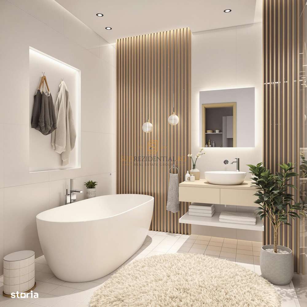 Apartament nou cu 3 camere, terasa 34 mp, zona Rahova, Comision 0%-4