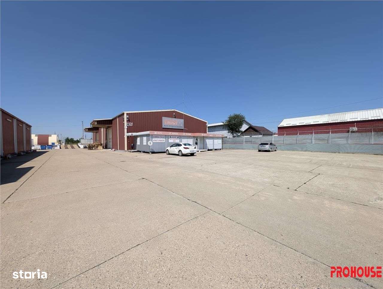 Hala moderna, izolata termic + rampa + platforma betonata - de inchiri - Imagine principală: 1/10