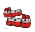 FAROLINS TRASEIROS PARA BMW E39 TOURING 95-00 VERMELHO BRANCO - 1