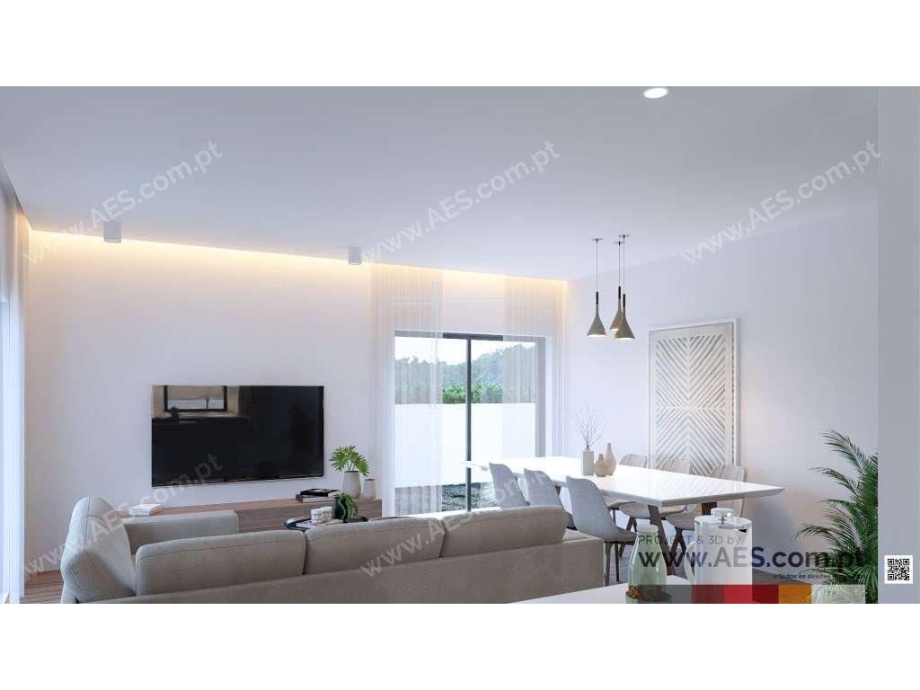 Moradia térrea isolada T3, arquitetura contemporânea com garagem e ... - Grande imagem: 3/12