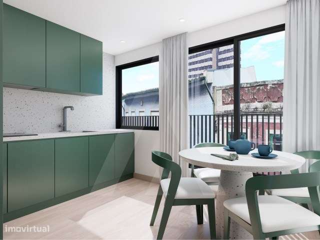 Apartamento T1 com mezzanine no centro da cidade de Aveiro - Grande imagem: 5/19