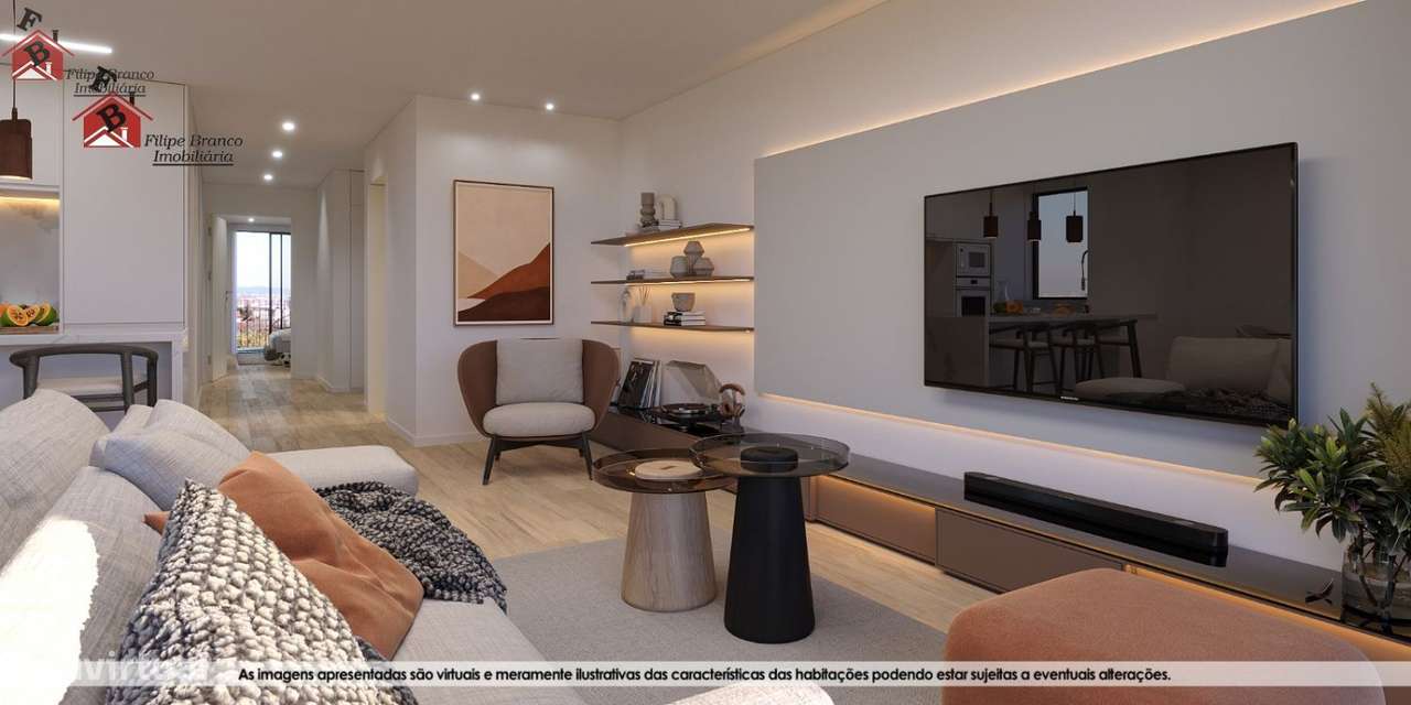 EXCEPCIONAL T2 NOVO ÓTIMOS ACABAMENTOS E VISTA MAR SANTA MARINHA, GAI-9