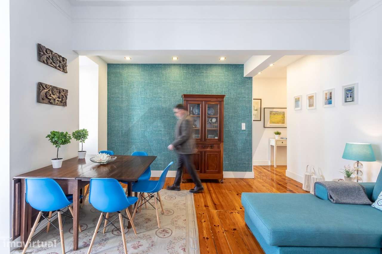 Vende-se Apartamento T2, Estefânia, Prédio de charme, Pronto a usar. - Grande imagem: 5/29