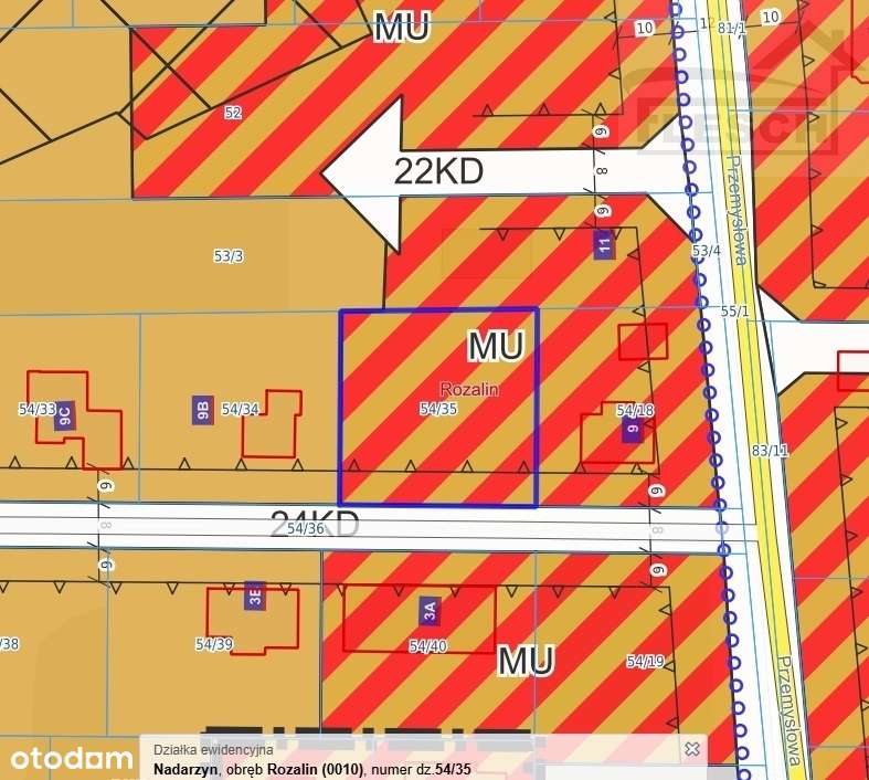 Działka budowlana w Rozalinie - Pełny obrazek: 5/7