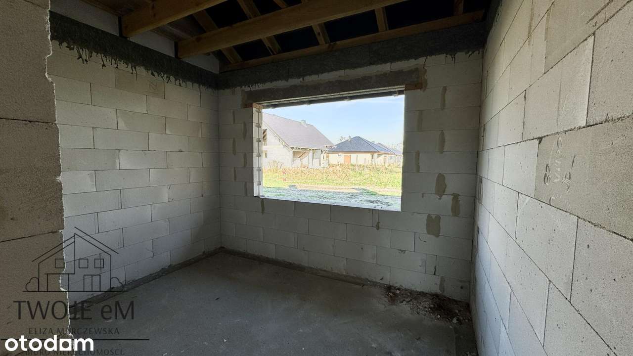 Dom w stanie surowym otwartym-zadaszony-cicha okolica-10