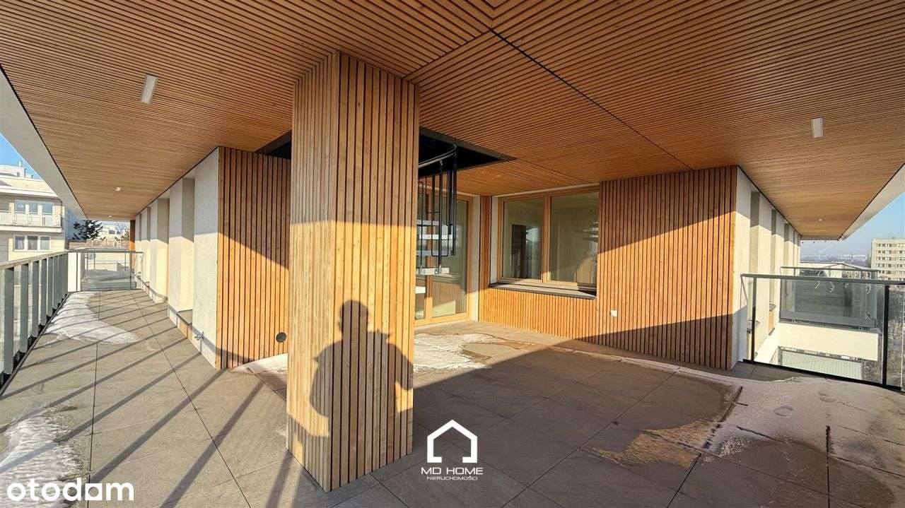 ⭐️Duży taras na dachu /Widok na panoramę Warszawy⭐-1