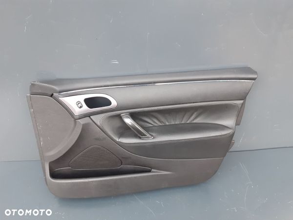 Boczek tapicerka przedni prawy skóra Peugeot 607 Lift 04-10r. 96506503ZR - 1