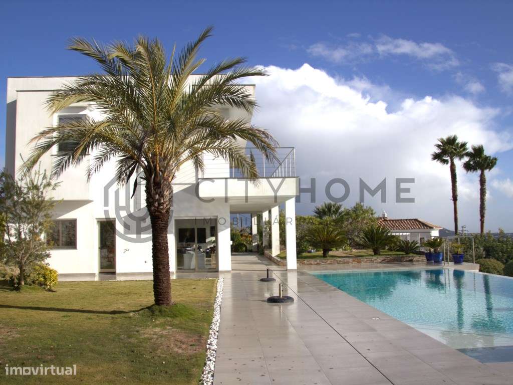 Moradia T5 com vista panorâmica de 180º sobre o mar em Loulé - Grande imagem: 2/32