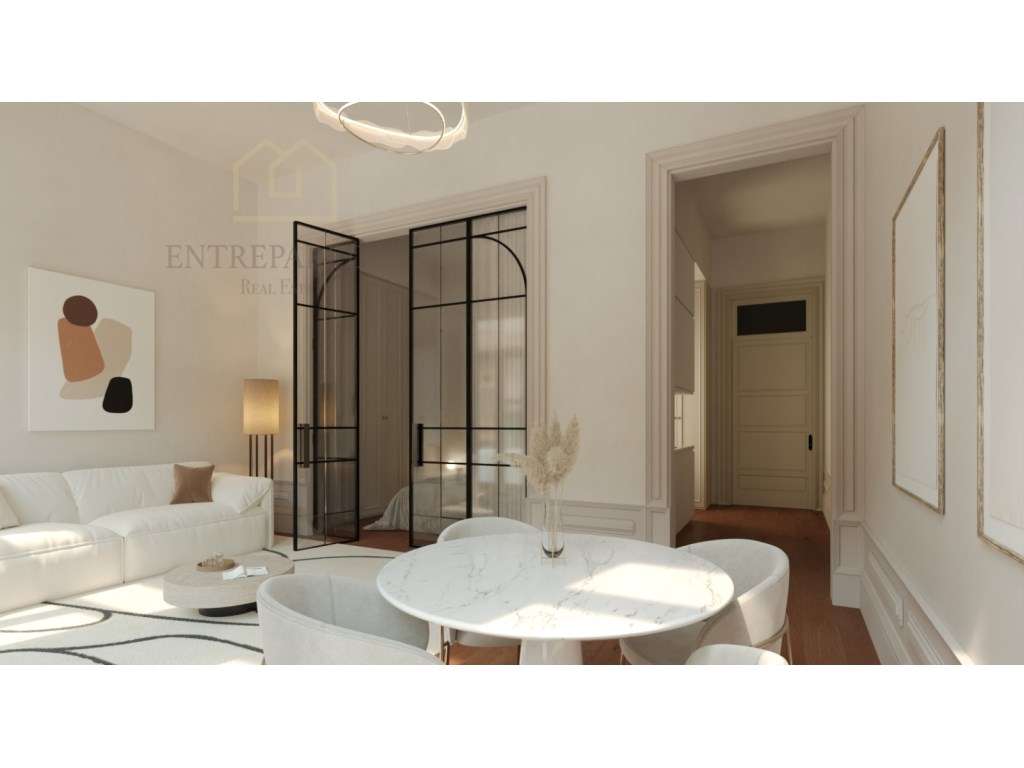 Apartamento T1 com jardim de 79,30m2 no prédio Álvares Cabral, para... - Grande imagem: 3/15