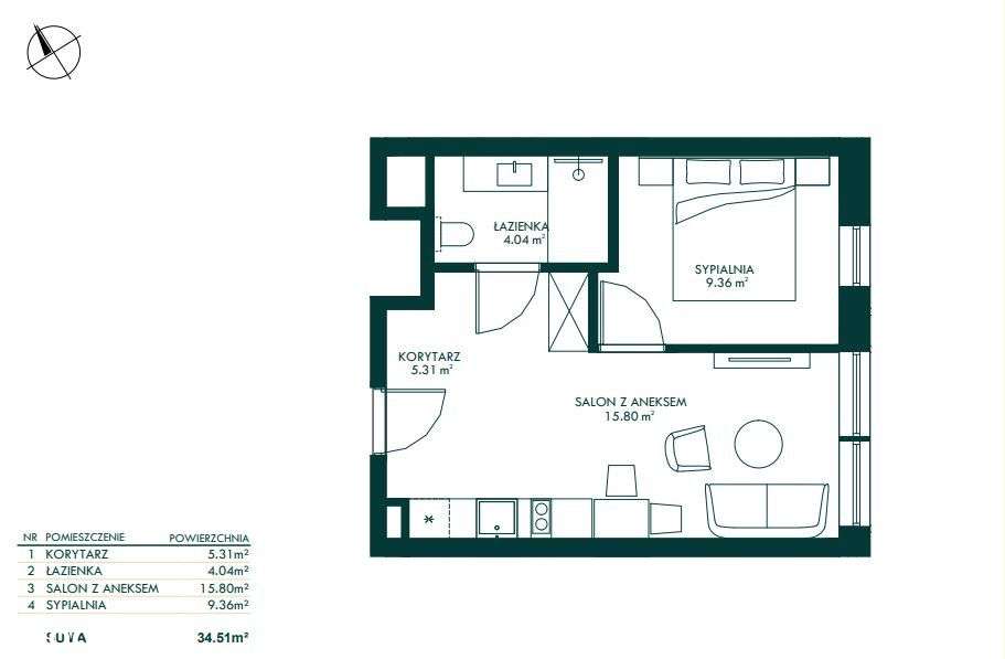 Nowoczesny apartament w Świeradowie Zdroju.-7