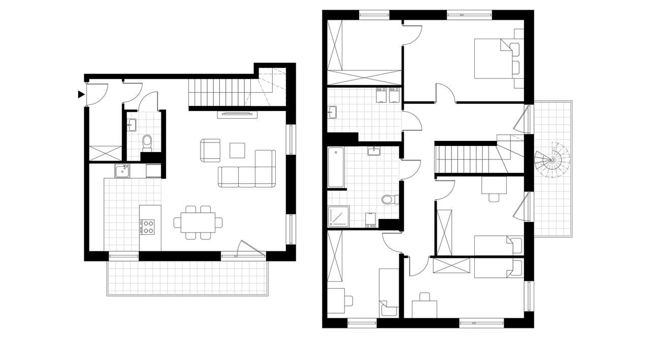 5-pokojowe mieszkanie 143m2 + taras - Pełny obrazek: 3/8