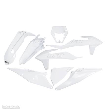 kit plasticos ufo branco ktm exc-f 250 / 350 / 450 - 1