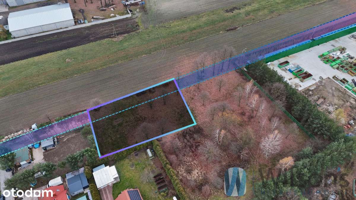 Działka budowlana 1700m2 / Mpzp / Kolonia - Pełny obrazek: 3/5