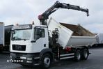 MAN TGM 26.340 / 6X4 / 2 STR WYWROTKA + HDS HIAB 144 / HYDROBURTA / ŁYCHA / - 10