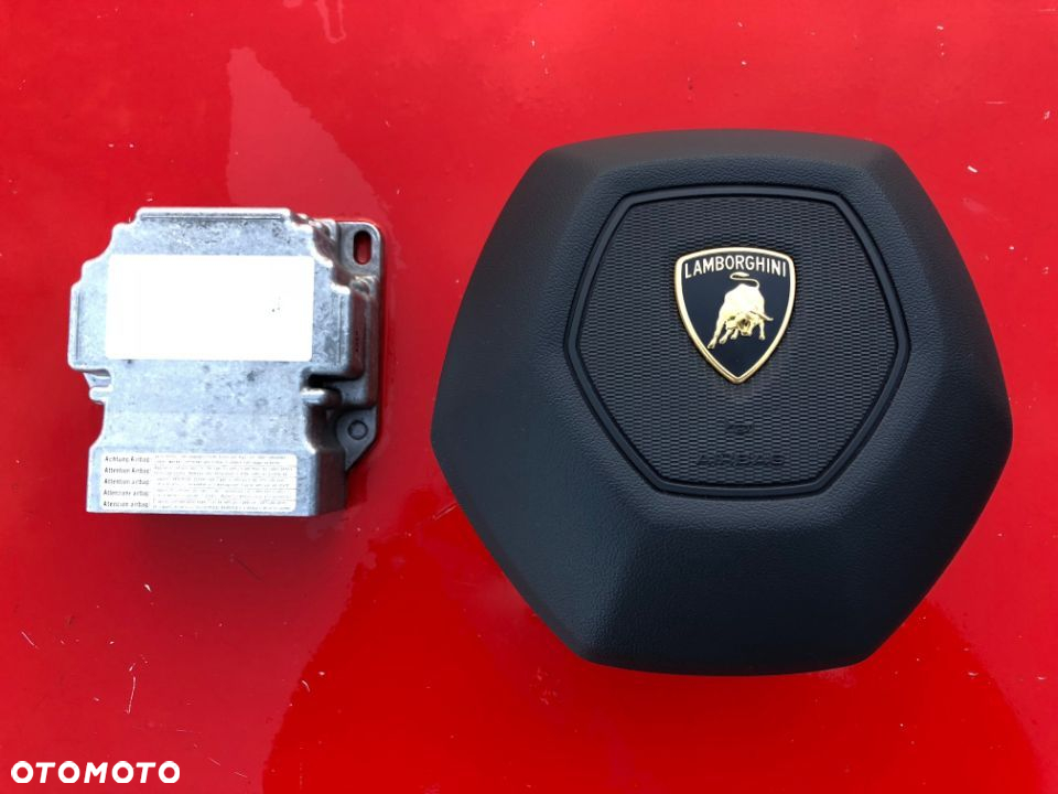 LAMBORGHINI HURACAN DESKA KONSOLA KOKPIT PULPIT PÓŁKA PARAPET AIRBAG PODUSZKI AIR BAG PASY PAS Raz2 - 8