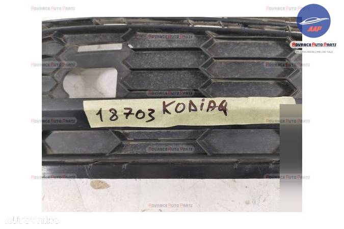 Grila Bara Fata Dreapta Skoda Kodiaq 2016 2017 2018 2019 originala - 8