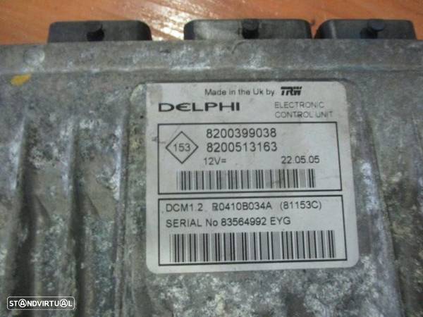 Centralina 8200399038 8200513163 RENAULT MODUS 2005 1.5DCI ORIGINAL - 3