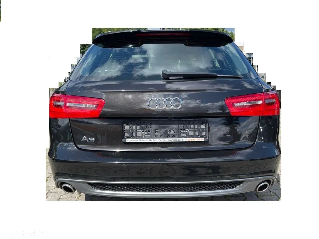 KLAPA TYLNA ZDERZAK TYLNY AUDI A6 C7 KOMBI S-LINE LY9B CZARNA - 4