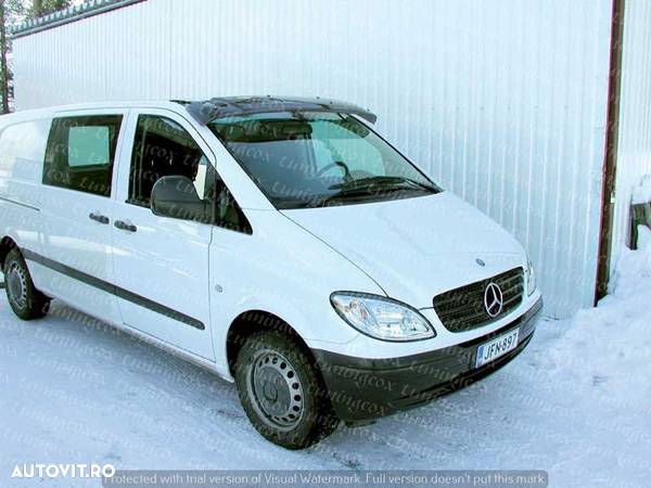 Parasolar parbriz Mercedes vito ,Oglinzi cromate,deflector capota - 3