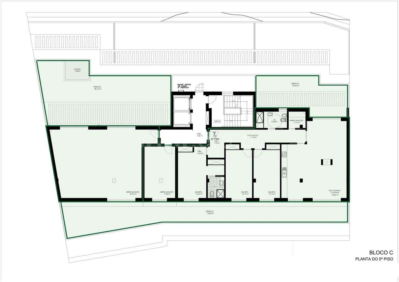 Apartamento T4 / Covilhã, Covilhã - Grande imagem: 3/20