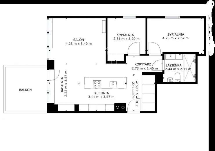 Sea Towers, taras, hala, komórka-12