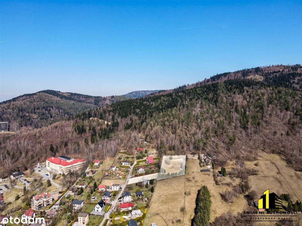 Widokowa działka budowlana w Wilkowicach - Pełny obrazek: 4/8