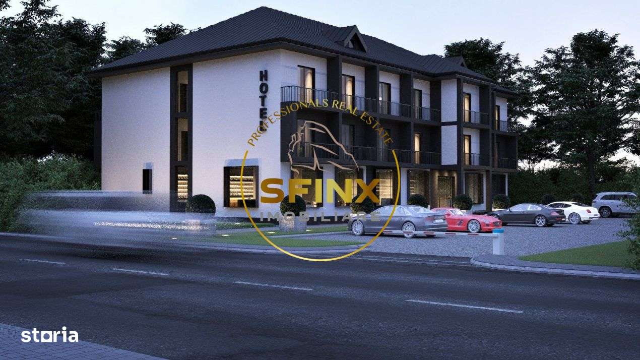 Cladire la rosu 1530 mp - 30 camere, teren 2000 mp Balotesti, azil/cli - Imagine principală: 4/18