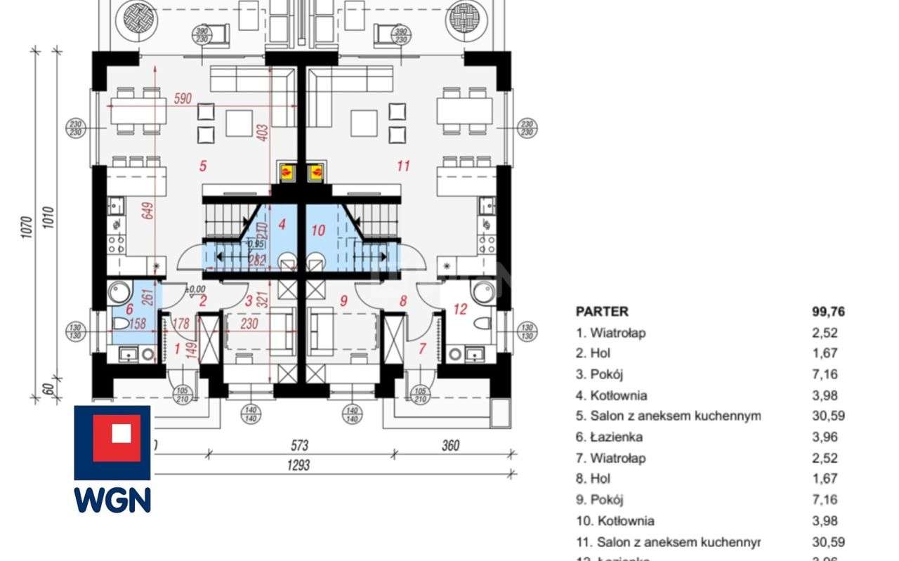 Bliźniak w spokojnej okolicy, gmina Szemud-17