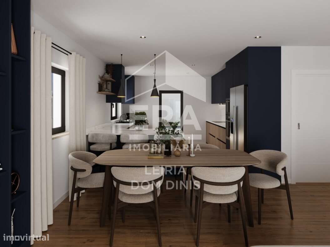 Casa geminada nova com piscina, garagem e jardim-10