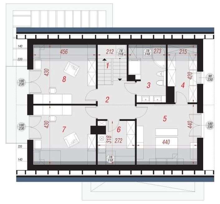 Dom wolnostojący, Kraków - Bieżanów (ul. Zolla) - Pełny obrazek: 5/6