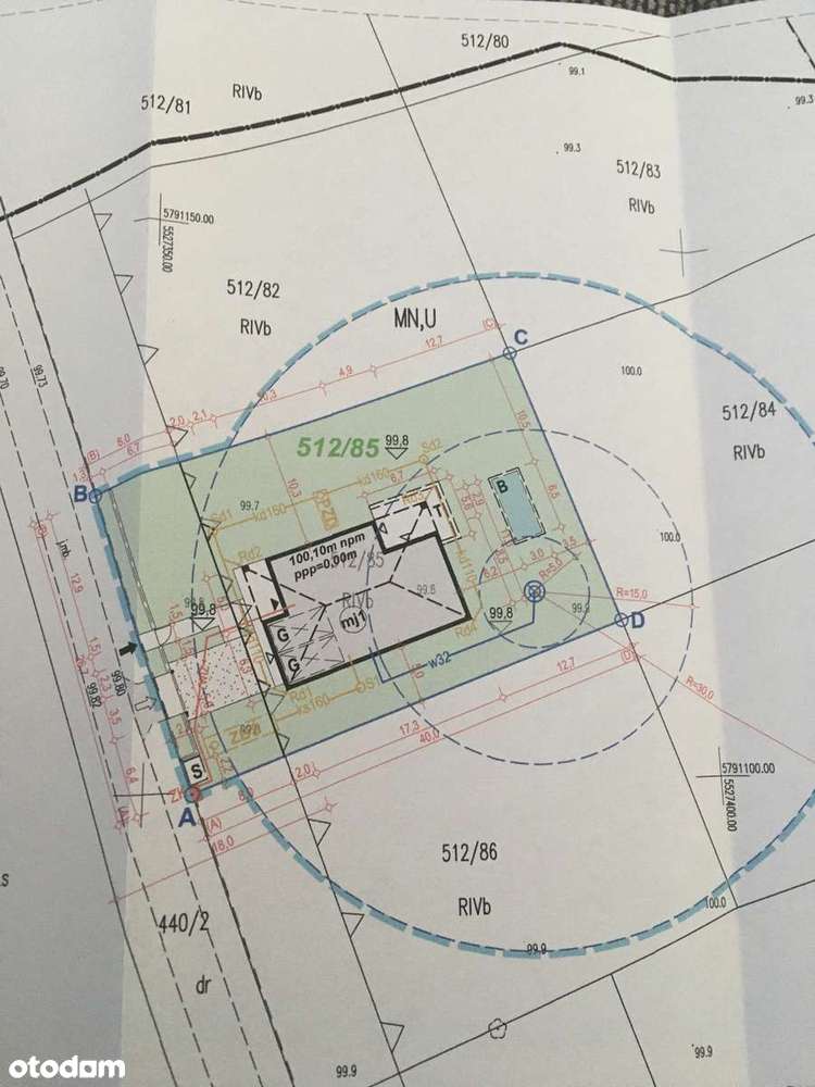 4 Działki budowlane  około  1065 m² blisko lasu i jeziora - Pełny obrazek: 4/7