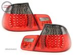 Stopuri LED BMW E46 Cabrio (2000-2005) Rosu/Fumuriu- livrare gratuita - 4