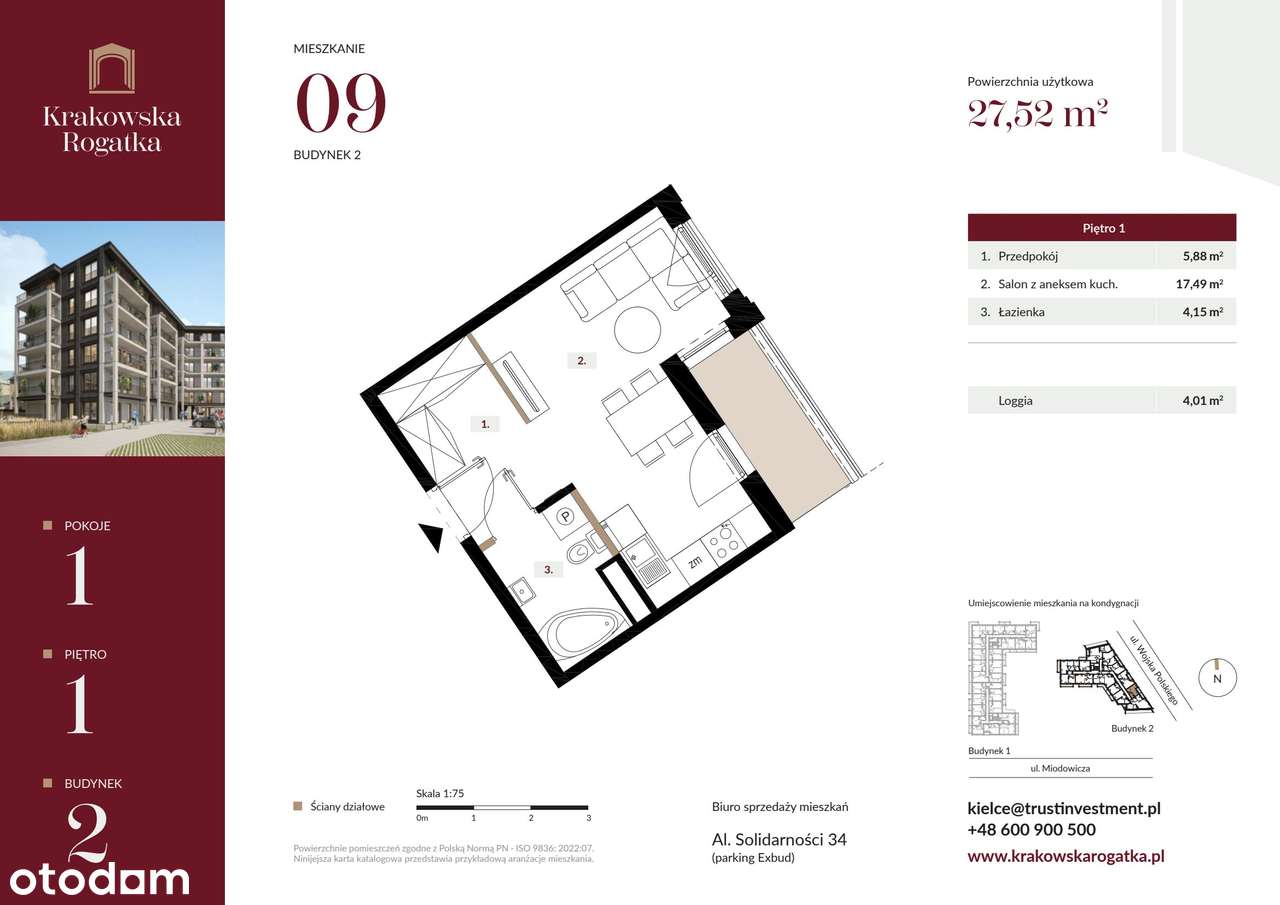 Krakowska Rogatka | mieszkanie 1-pok. | 2_9 - Pełny obrazek: 3/8