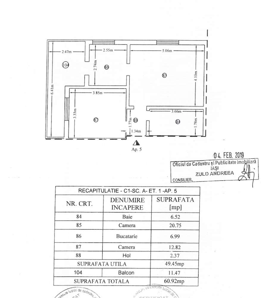 Apartament 2 camere 61 mp, etaj 1, terasa, parcare, boxa, Bucium/Visan-7