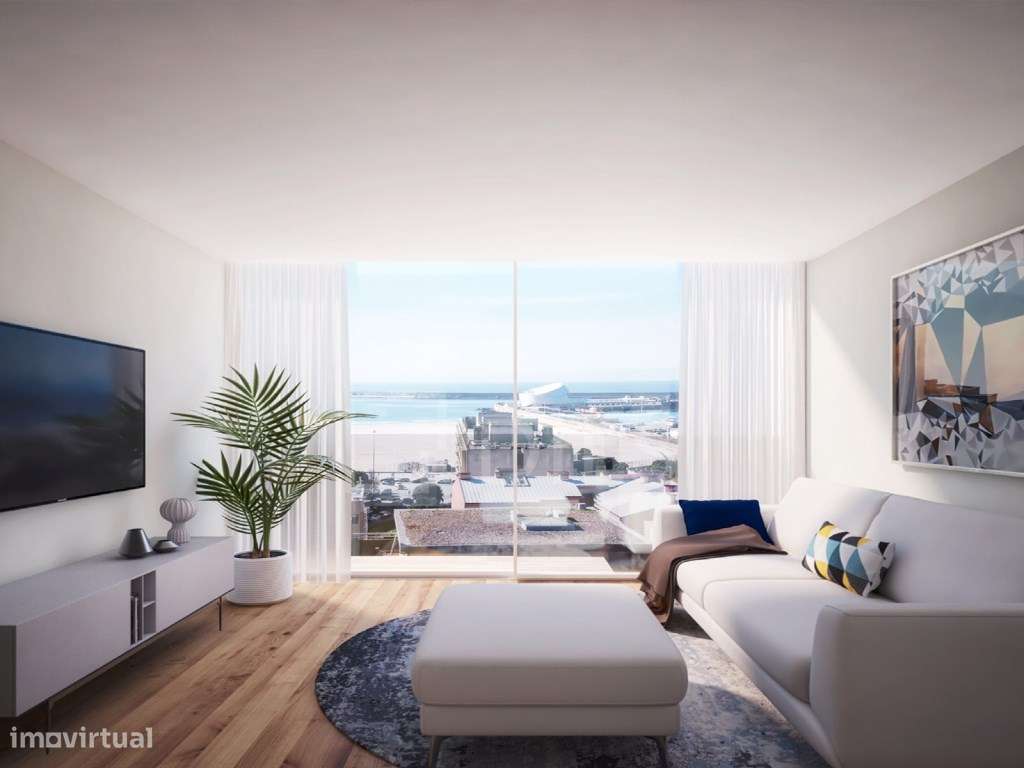 Apartamento T1 com terraço, em novo empreendimento, em Matosinhos - Grande imagem: 2/56