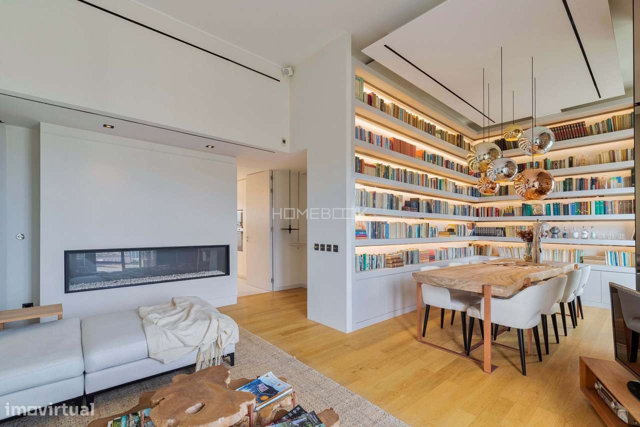 Penthouse com Terraço Panorâmico, Vista rio e Design de Interiores de - Grande imagem: 1/37