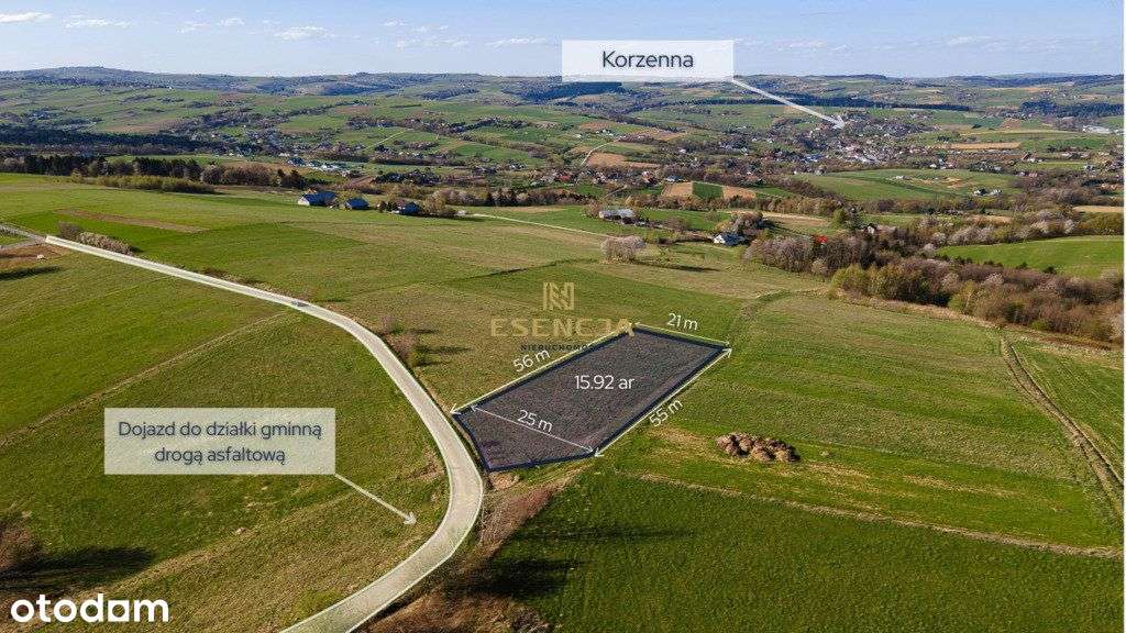 Widokowa działka budowlana