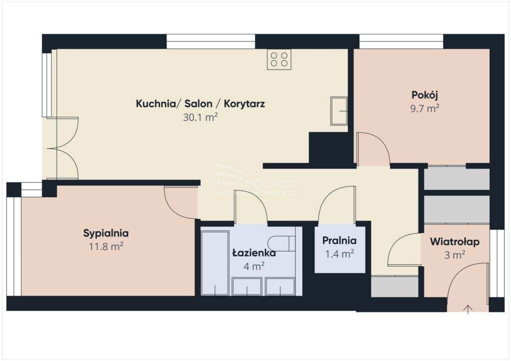 3 pokojowe mieszkanie z ogródkiem/miejsce w garażu-18