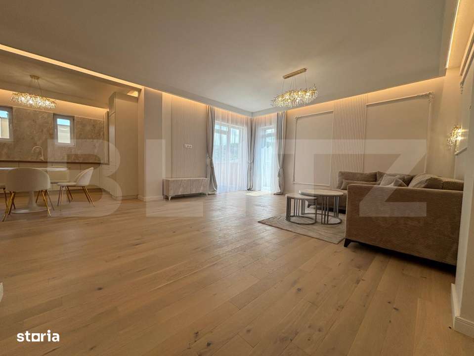 Penthouse finisat cu 3 camere, 89 mp, incalzire in pardoseala zona Ter - Imagine principală: 4/15