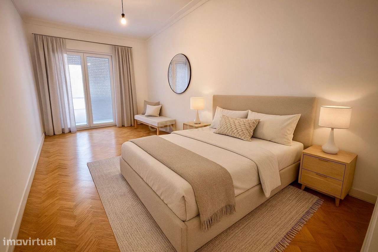 T3 em Alvalade com ótimas varandas - Grande imagem: 5/21