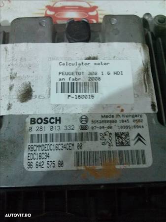 calculator motor peugeot 308 2008 2012 - 1